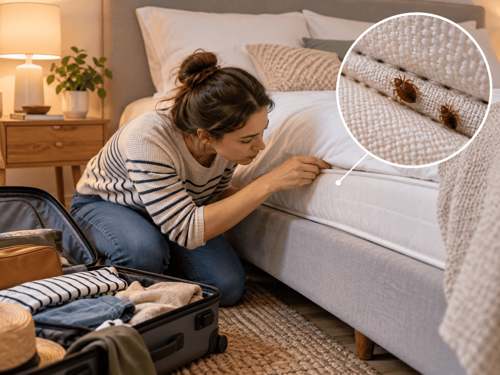 Inspection matelas punaises de lit